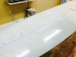 surfboard repair polyester remake fabric hobie 1